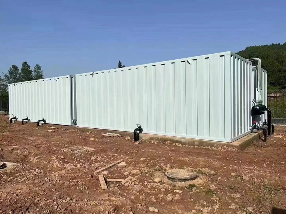 污水一體化安裝現(xiàn)場